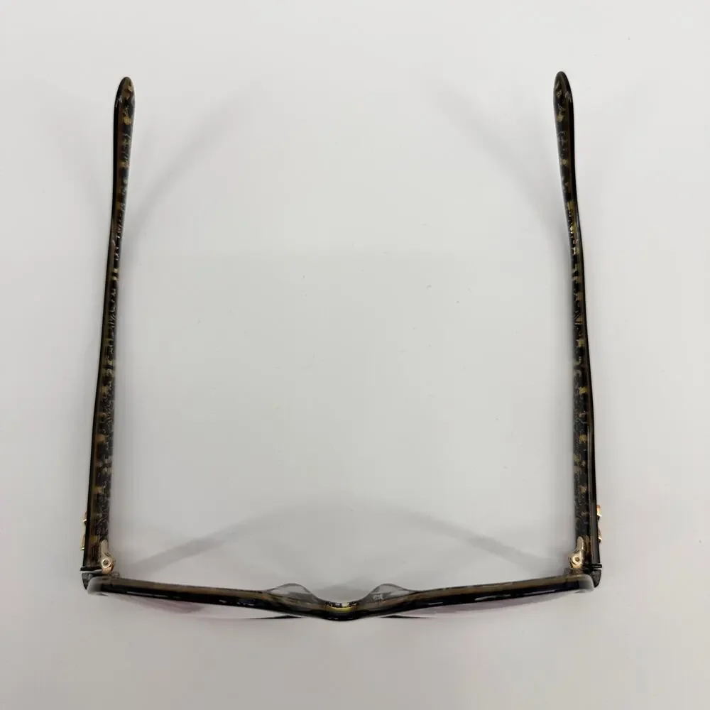 DOLCE & GABBANA DG 3321 3215 Black Damasco Gold Glitter Made in Italy 54-17-140